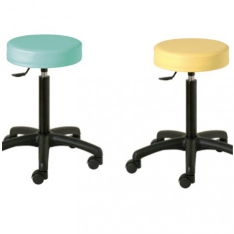 Tabouret médical Prisca/Two Piètement 5 branches ABS noir 4 coloris au choix - PRISCATWO